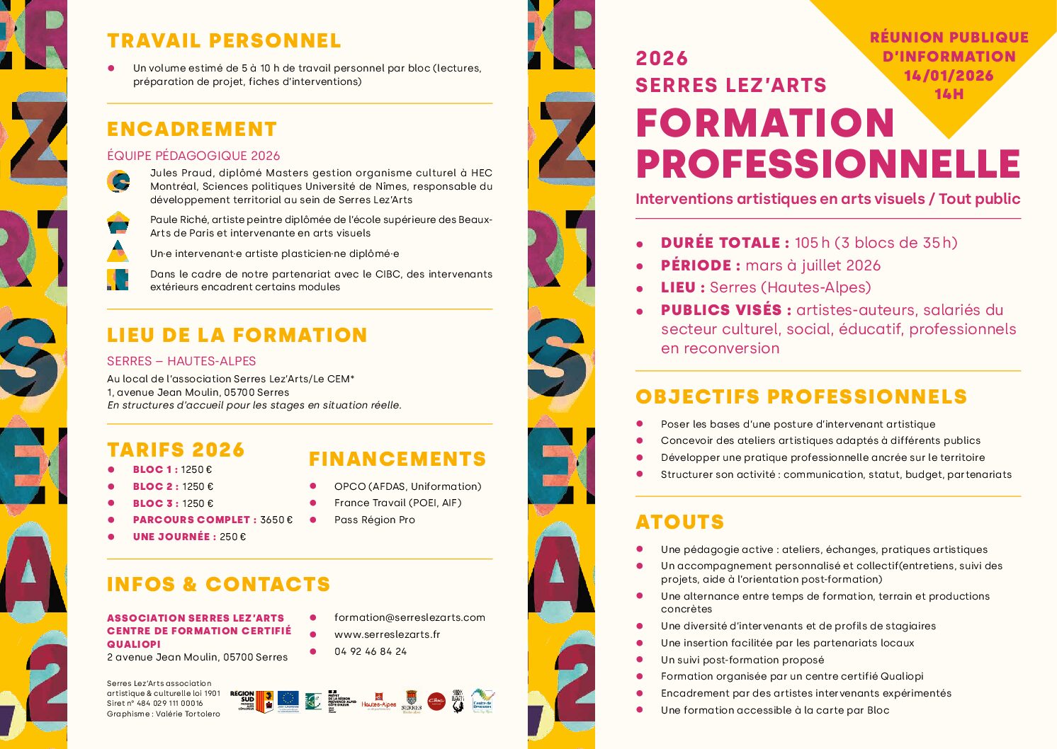 Offre de formation Professionnelle 2026